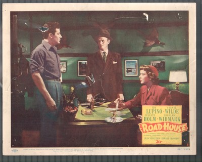 Road House 11''x14'' Lobby Card #2 Cornel Wilde Richard Widmark Film-Noir