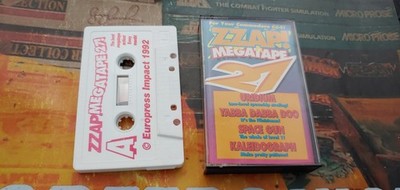 ZZAP! Megatape 27 (Tape, Box) Commodore 64 8-bit Uridium Yabba Dabba Doo