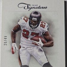 Panini 2012 Prime Signatures LeGarrette Blount Buccaneers Blue #107 /49