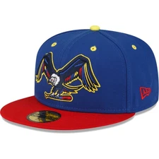 Men's New Era Blue Binghamton Rumble Ponies Copa De La Diversion 59FIFTY Fitted