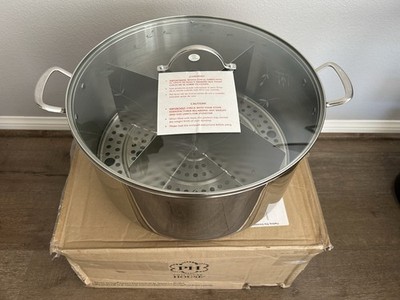 Princess Heritage Stainless Steel Classic 32-Qt. Tamalera W/ Dividers  Brand New