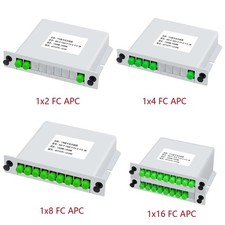 FC APC PLC Splitter LGX Cassette Plug-in Module 1x2 1x4 1x8 1x16 Single Mode