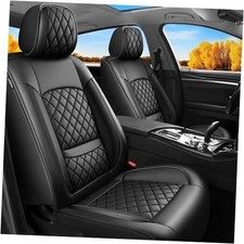 Fit for Jetta Car Seat Covers Compatible with VW Volkswagen Full Set Black-01