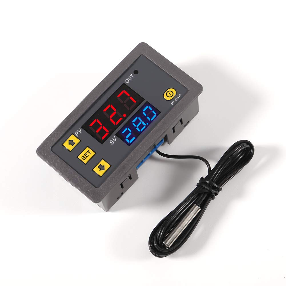 Digital Temperature Controller, W3230 AC110-220V LED Digital Temperature Cont...