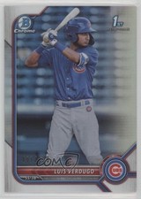 2022 Bowman Chrome Prospects Refractor 491/499 Luis Verdugo #BCP-147 4dv