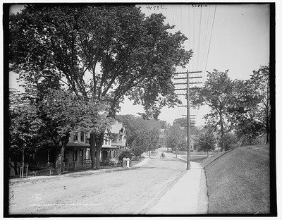 Photo:North Avenue Fishkill On Hudson NY c1907 Street Scene Homes