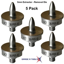Aluminum Self Piercing Rivet Gun 5mm PRR-10 Removal Die/Mandrel(5 Pack)SPR-12