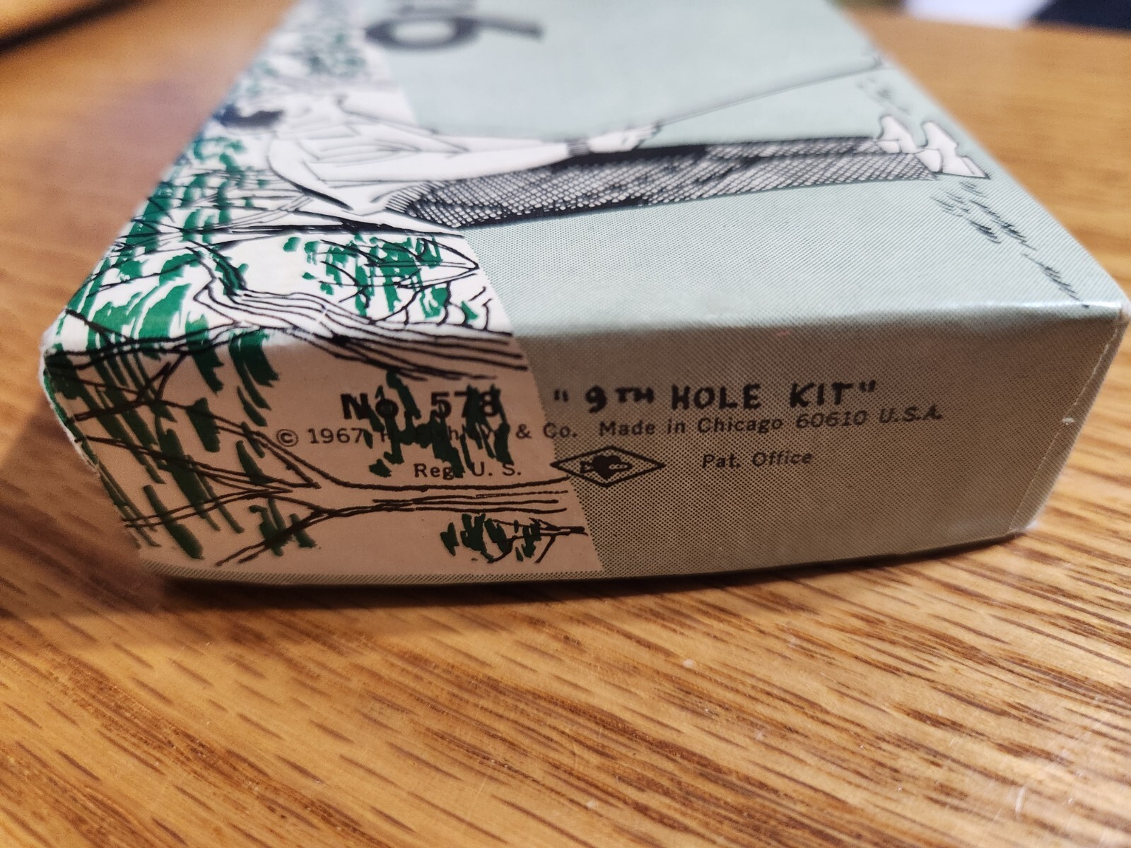 Vintage 9th Hole Kit For Emergencies Golfer Novelty Gag Gift 1967 Fishlove & Co.