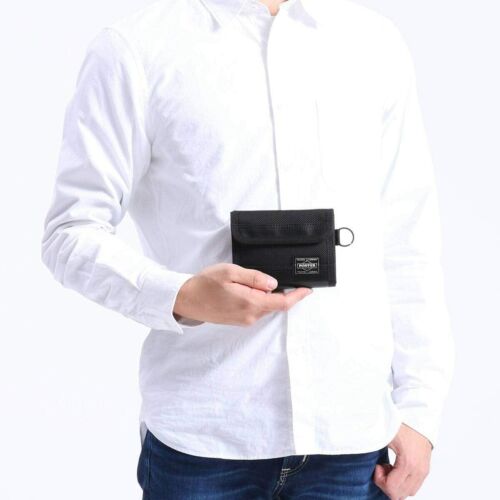 PORTER Yoshida Bag HEAT WALLET 703-07887 black from Japan New - Picture 2 of 9
