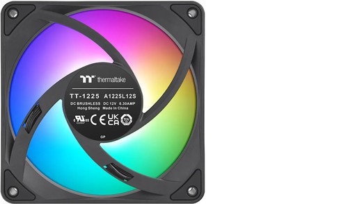 Thermaltake CT140 EX Reverse ARGB Sync PC Cooling Fan, ventilateur de boîtier noir, 3e - Photo 3/3