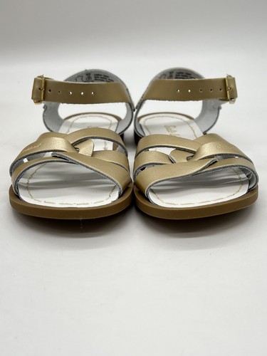 Salt Water Sandals Gold Girl’s Size 12 Model 820 - Picture 6 of 14