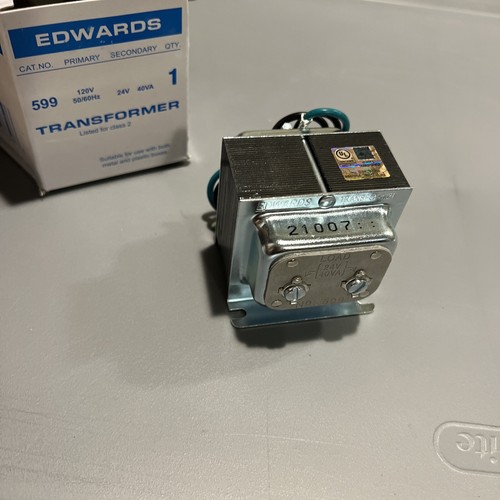 Edwards Signaling 599 120V/24V 40W Transformer - Picture 1 of 5