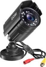 ZOSI 2.0MP 1080P HD 1920TVL Security Black CCTV Camera 80ft IR Night Vision 