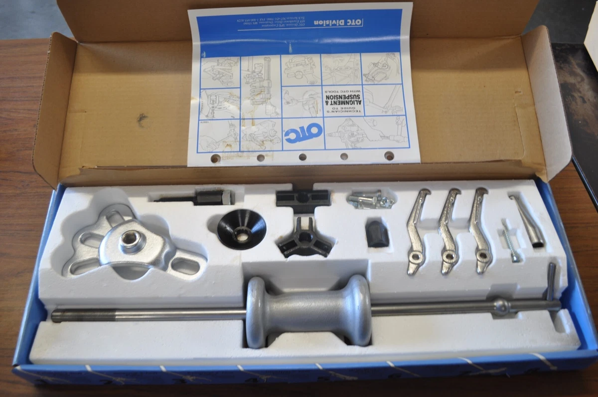 OTC 1179 Puller Set Slide Hammer 8 Way Silver Slapper w Alignment Guide USA