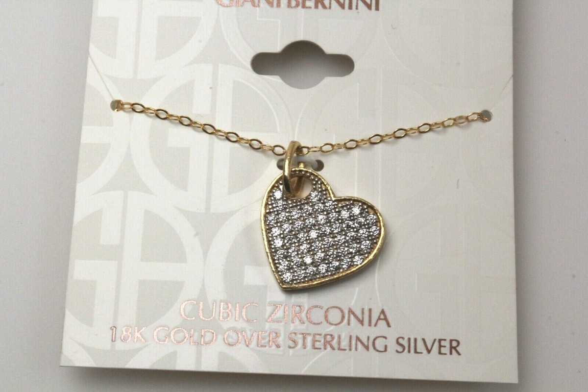 Giani Bernini 18k Gold Over Sterling Silver Heart Pendant Necklace