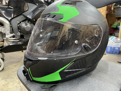 HJC SNELL APPROVED FULL FACE WITH PIN LOCK AND GO PRO MOUNT XL SHOEI ARAi BELL - Picture 3 of 9