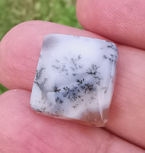 100% Natural Square Shape Dendritic Agate, High Quality Cabochon - Picture 1 of 12