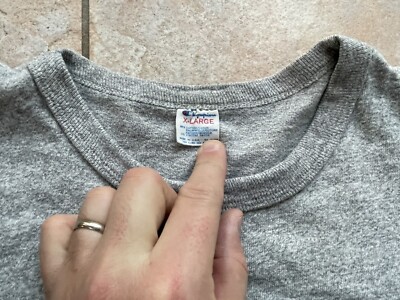 VINTAGE 80s Champion SPELL OUT T Shirt XL 88/12 Made In USA VINTAGE 80s Champion SPELL OUT T Shirt XL 88/12 Made In USA