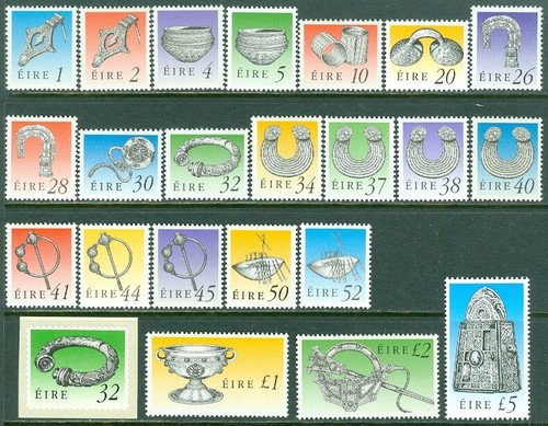 EDW1949VERKAUF: IRLAND 1990-95 Scott #767-94 Komplettset. Sehr guter Zustand, neuwertig neuwertig neuwertig. Katze $ 85.
