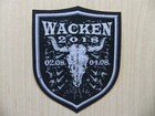 Wacken 2018 Logo Aufnäher Patch Iron Maiden Scorpions Pantera Doro Helloween