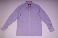 Eterna Excellent Mens Classic Shirt Purple Striped Size 42  16 1/2