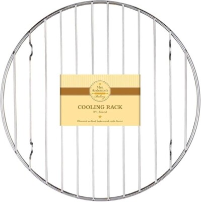 Mrs. Anderson s Baking Professional Cooling Rack Round 9.25 Inches