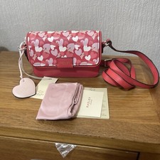 Brand New Radley Mini Flapover Crossbody Bag - I Choose You - Red - RRP £179