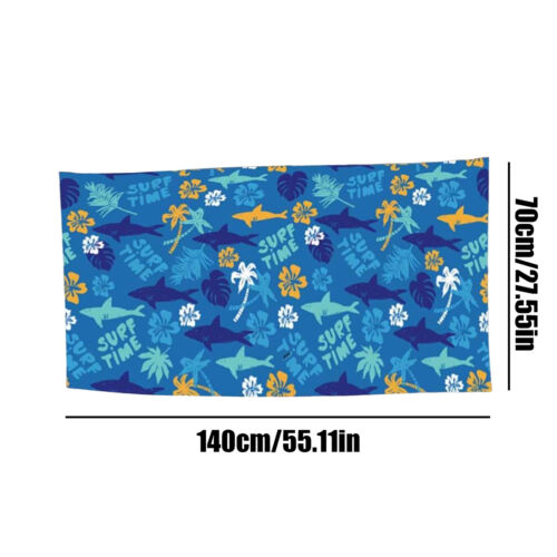 Oversize Beach Towel Quick Dry 55x27inch Bath Towels Sand Free for Pool Travel - Picture 5 of 16
