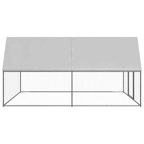 Outdoor Hühnerkäfig Verzinkter Stahl Hühnerstall Käfig mehrere Auswahl vidaXL - Bild 42 von 70