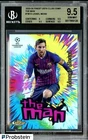 2023-25 Topps Finest UCC Soccer The Man #TM10 Lionel Messi BGS 9.5 GEM MINT