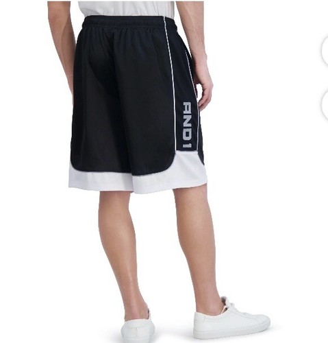 And1 Mens Size S colorblock 11” inseam court Shorts Black White new with Tag - Picture 3 of 24