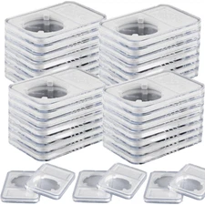 30MM Coin Slab Graded Display Holder Storage 10-100X Case For JFK HALF DOLLAR