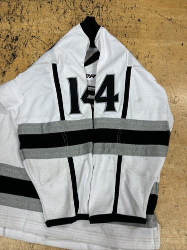 LOS ANGELES KINGS BAUER Team ice HOCKEY JERSEY YOUTH 38 fight strap #14 Soller - Picture 5 of 17