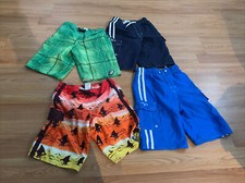 Set Of 4 Laguna Boy Swim Trunks Size Medium 10/12 EUC