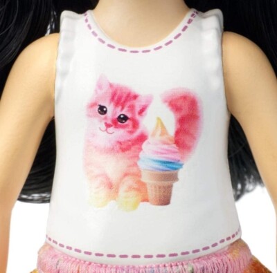 Barbie Club Chelsea Doll Cat With Ice Cream Fxg77 - Dwj33
