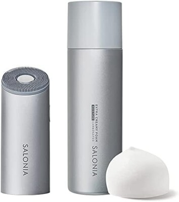 SALONIA ION FACIAL BRUSH Facial SILVER