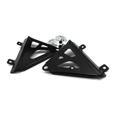 WORKS CONNECTION RADIATOR BRACES BLACK 17-18 CRF450R 17-18 CRF450RX