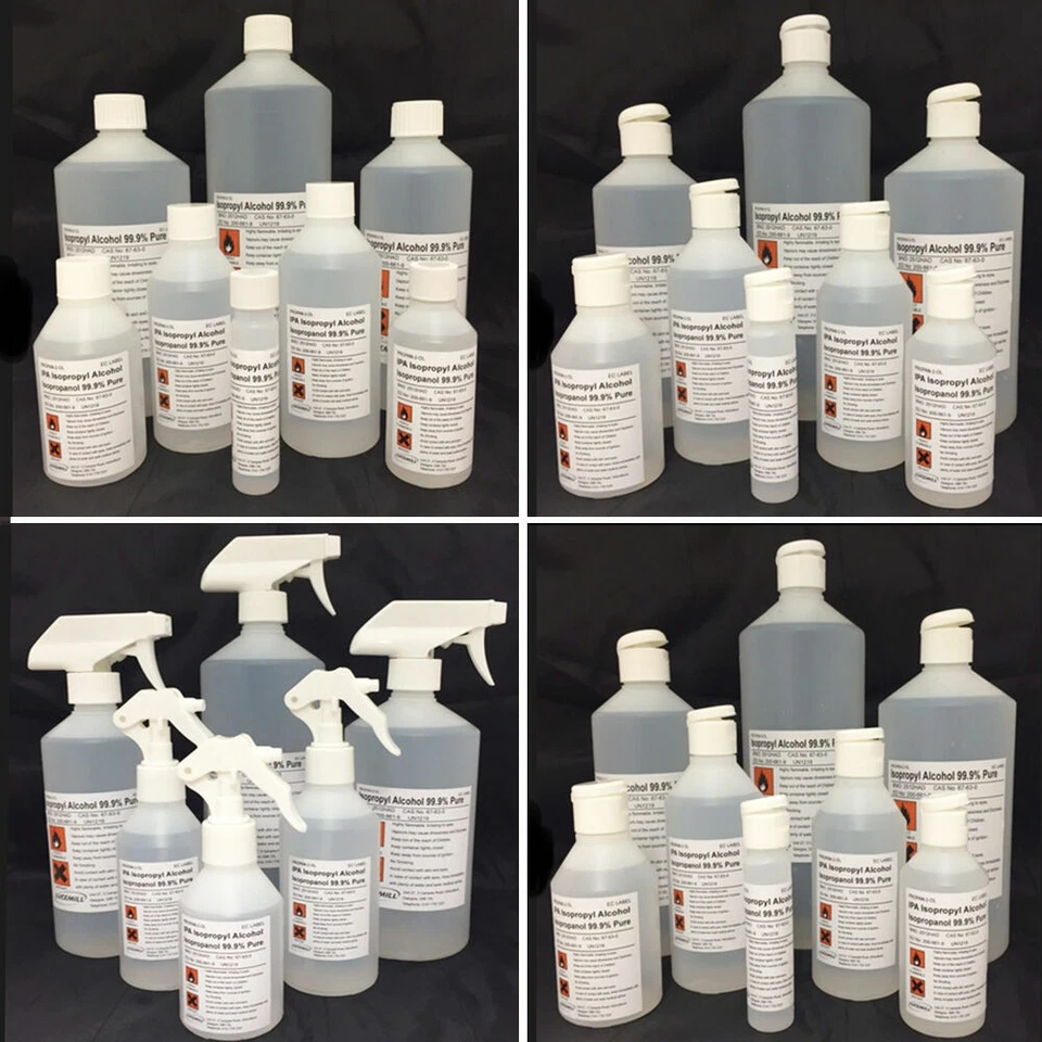 LUCEMILL ISOPROPYL ALCOHOL (99.9%) IPA ISOPROPANOL LIQUID *eBay Approved UK seller* (L)