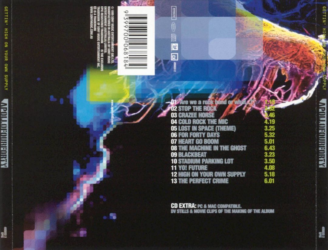 APOLLO 440 GETTIN' HIGH ON YOUR OWN SUPPLY NEW CD