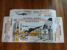 Marx-Atomic Cape Canaveral Missile Base   US Air Force   kit 4521 BOX ONLY VG