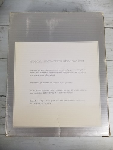 Special Memories Photo Keepsake Shadow Box by American Greetings NOS NIB Vintage - Picture 4 of 11