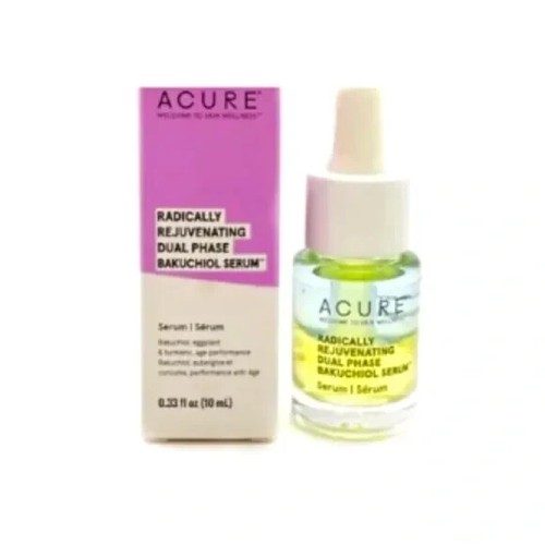 2 Acure Radically Rejuvenating Dual Phase Bakuchiol Serum 0.33 Fl. Oz. (10 mL) - Picture 4 of 7