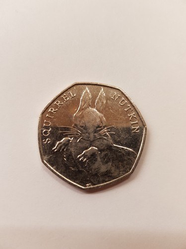 beatrix potter full set circulated 50p coins