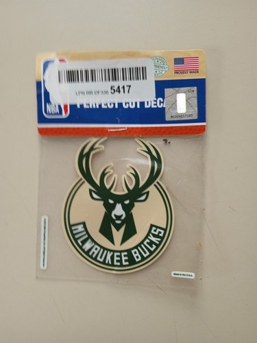 NBA Perfect Cut Decal Milwaukee Bucks (Official Foil Sticker) NEW - Picture 11 of 24
