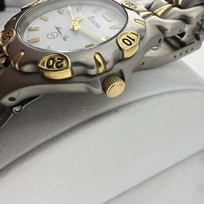 BULOVA TITANIUM 100m メンズ　腕時計 Rare Bulova Mens Full Titanium Marine Star Watch 98G00 Wrist