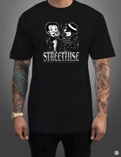 Streetwise The Chase Graphic T-Shirt Black M-L-XL-2XL-3XL-4XL-5XL