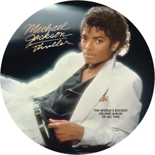 Michael Jackson Thriller Picture Disc Vinyl LP [New & Sealed] - Zdjęcie 1 z 4