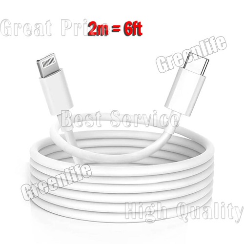 PD Fast Charger Cable Cord 1m/2m Type USB C to iPhone 14 13 12 11 Pro Max XR - Picture 15 of 15