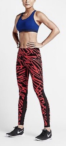 Nike epic lux running gym exercise tights. Red and black. BNWT. XL. | eBay