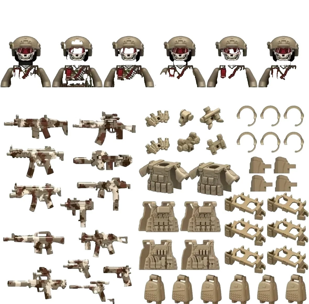 Military Building Toy Figures